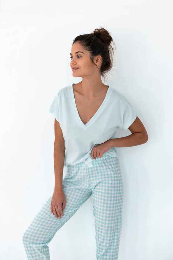 Sensis Kimberly Pijama de damă - mentă