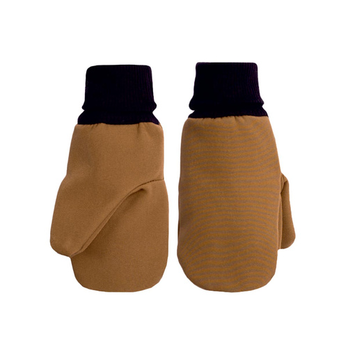 229073 Mănuși copii Nicol Softshell impermeabile cu polar - olive