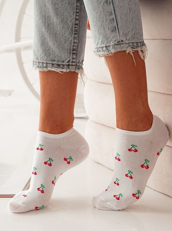 1146-067 Małe Cireșe Picioare Milena - alb