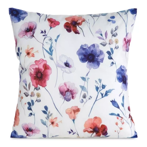 Față pernă 45x45 Mink 38 Eurofirany catifea flori decorativă