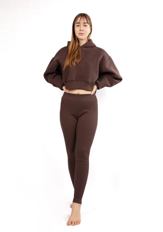 DK-K-B13 Set trening dama Dkaren - ciocolata