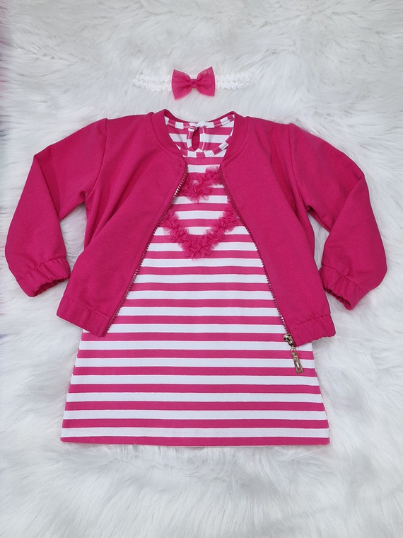 Hanorac bomber pentru copii Gracja Bambarillo amaranth