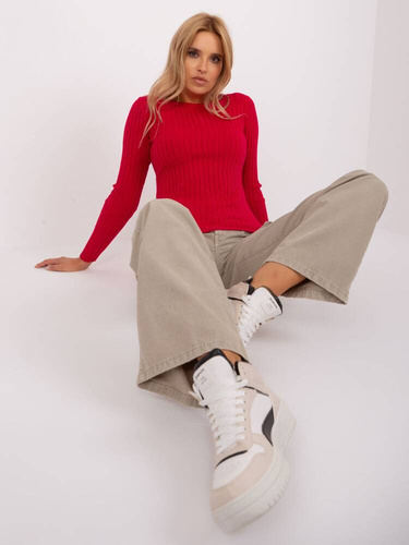 PM-SW-PM1089.09P Pulover de dama Paris - rosu