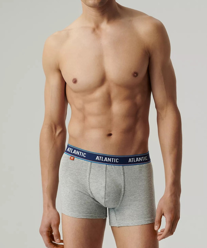 Boxer pentru bărbați 3MH-214 Atlantic, pachet de 3 bleumarin-coral-smarald