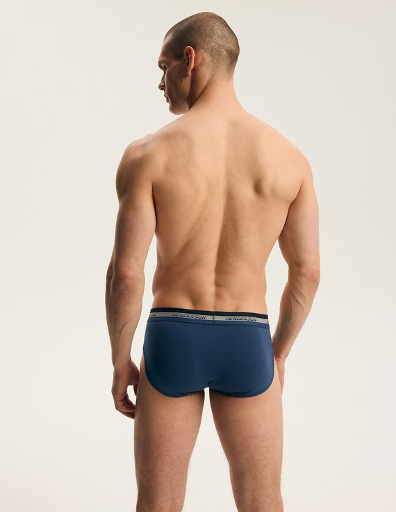 Slipi bărbați Henderson Far 45787 2-pack bumbac gri și jeans