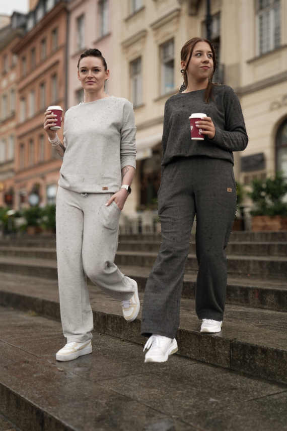 Avira Ladies' set Italian Fashion - melange închis