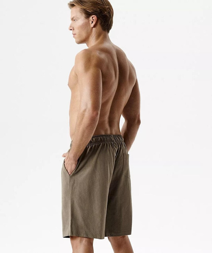 NMB-039 Pantaloni Scurți Pijama Bărbați 100% Bumbac Peach