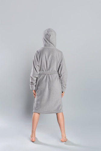 Halat de baie pentru băieți Mimas Italian Fashion - gri