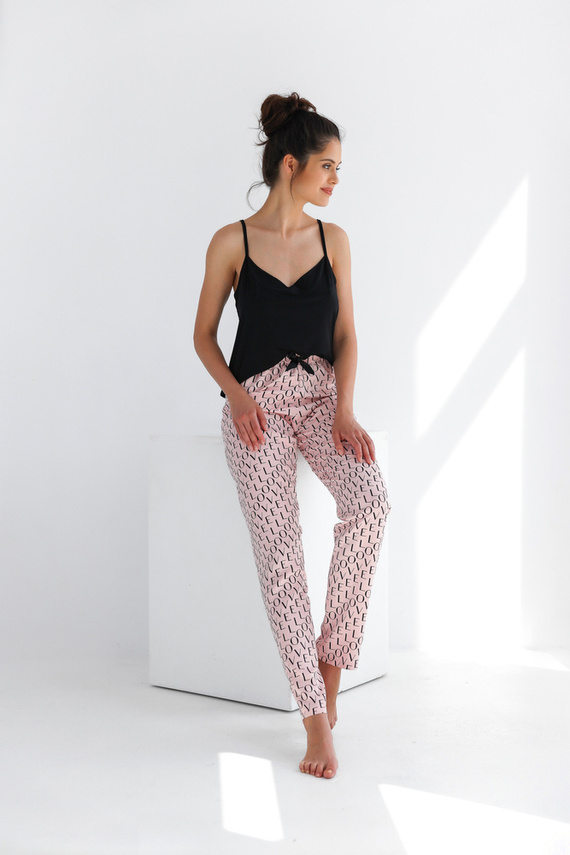 Pijama pentru femei Paula Sensis - negru