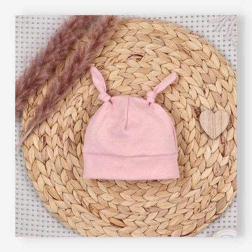 Nini Căciuliță Bebeluși Little Mouse 100% Bumbac Organic – Calitate Superioară Polonia