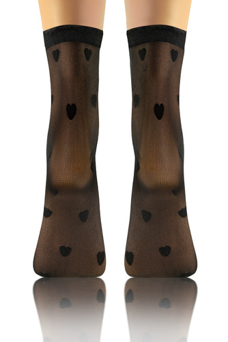 Șosete de damă Sesto Senso, model 04 inimioare