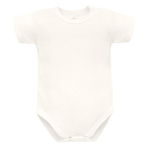 Body Lovely Day cu mâneci scurte Pinocchio - dungă ecru