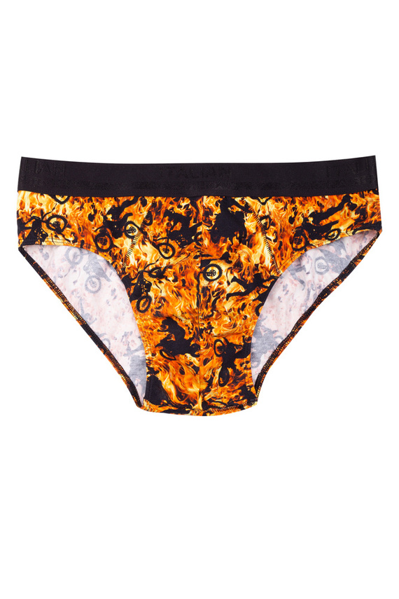 Chiloți pentru bărbați Caldo Italian Fashion - imprimeu cu foc