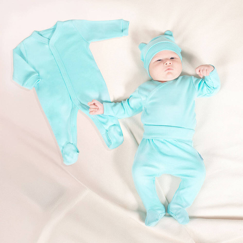 4902 Set 4 piese, netedă, Nicol - mentă