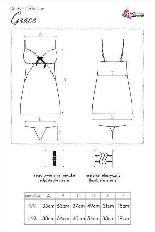 Grace LC 90321 Komplet damski LivCo Corsetti Fashion  