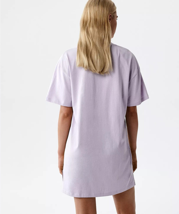 NLD-001 cămașă de noapte damă 100% bumbac, croială lejeră