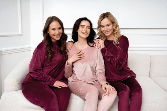 Set pentru femei Akara Italian Fashion - roz pudră 