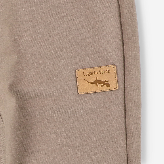 KAR-0040/BRA Pantaloni de trening pentru baieti Lagarto Verde - maro