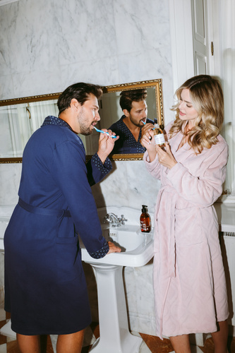 Halat pentru bărbați Gerard - 100% bumbac, croială clasică cu un finisaj elegant Modă italiană 