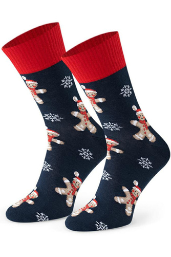 Art.136 Ciorapi barbati de Craciun Steven bleumarin 169 – Modele de Craciun, bumbac