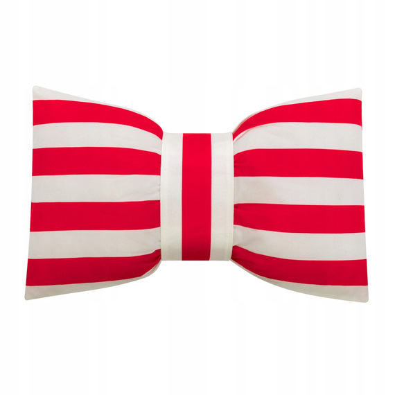 Pernă cu fundă de Crăciun 30x50, velur, de sub ac și ață – decorațiune de Crăciun