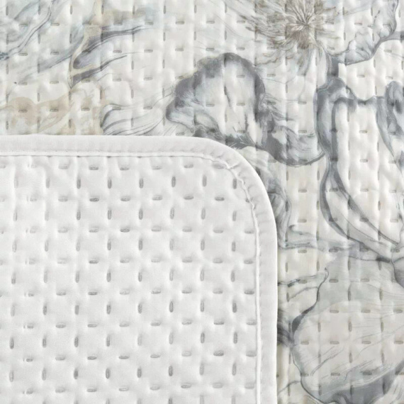 Năframă Eurofirany Lisa Albă 100% Poliester Năframă Elegantă pentru Pat