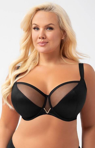 K 564 Vicky Sutien moale Gorsenia negru