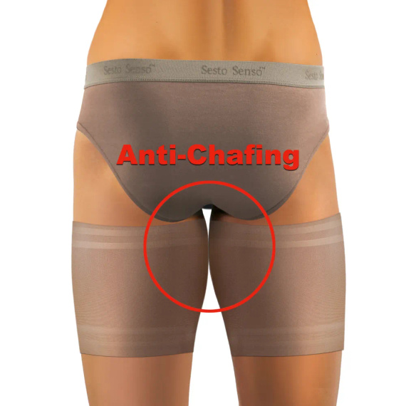 Benzile autoportante pentru coapsa barbati Sesto Senso bej