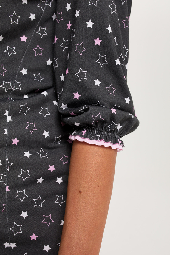 Antilia Cămașă de noapte cu mânecă 3/4 Modă italiană - print