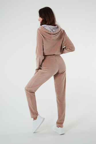 Roda Pantaloni de trening pentru femei Italian Fashion - bej 