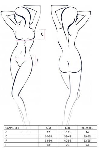 Canne Set Komplet Passion czarny