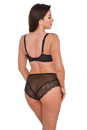 BS 1207 Hannah Sutien semi-padded (semi moale)Gaia- negru bej