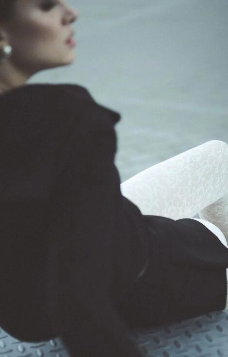 Colanți ecru 1235 Perse Gabriella – ornamentali 60 den, tehnologie 3D