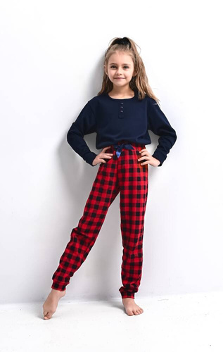 Bonnie Kids Sensis pijama pentru fete - albastru marin