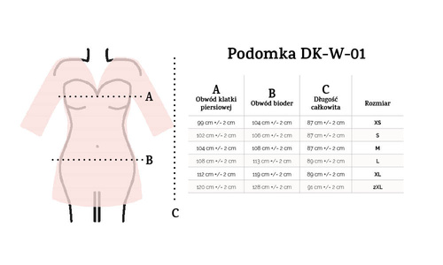 DK-W-01 Halat de damă Dkaren - negru