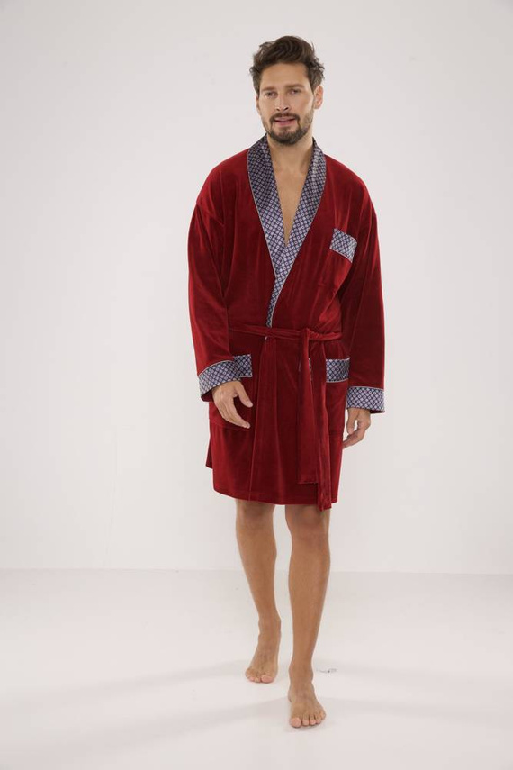 772 Bonjour halat de baie forex pentru bărbați - maro