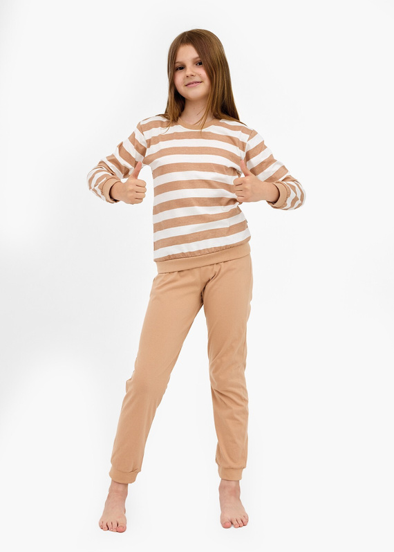 947/198 Pijamale fete Cornette Molly 2 | 100% bumbac, maneci lungi, mansete, cutie