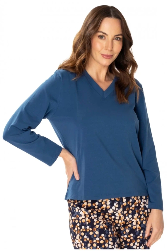 86673 Bluză pijama blugi Lucy Seagull