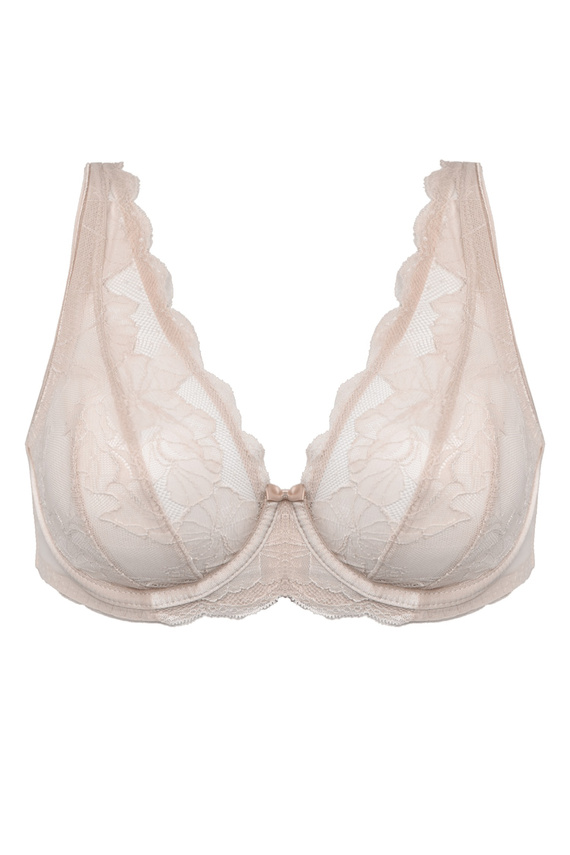 Mediolano Amelia Bralette 19253 Beige – bralette delicată din dantelă MS6