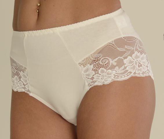 530 Iness Chiloți cu talie înaltă De lafense - ecru