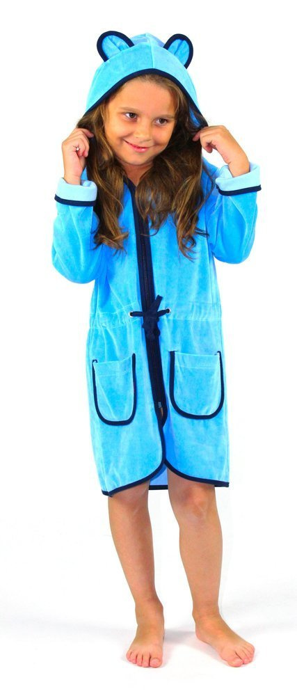 374 / 375 Desiree Halat de baie pentru copii - albastru