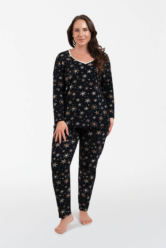 Laponia Pijama de damă cu mânecă lungă, pantaloni lungi Italian Fashion - print