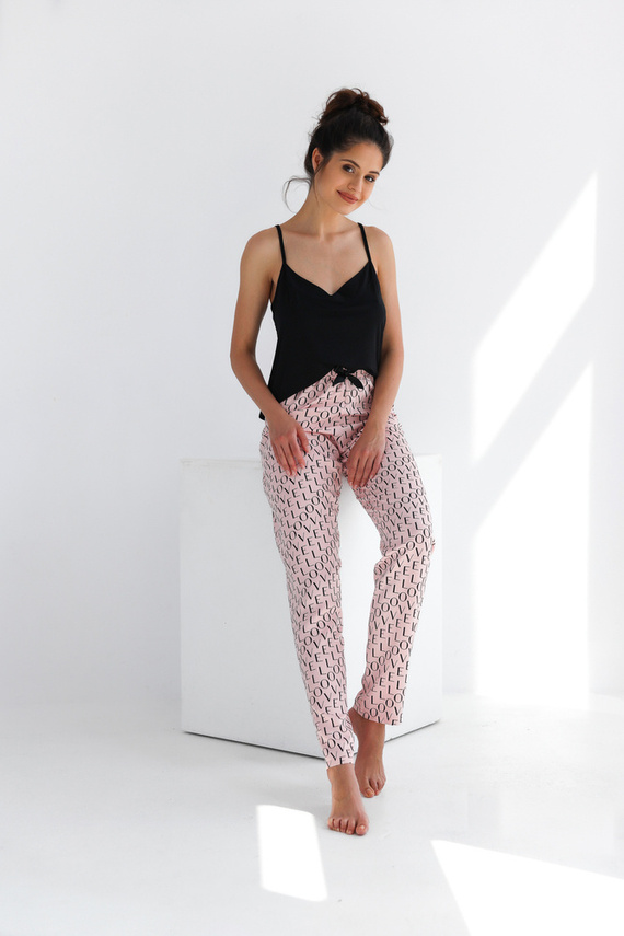 Pijama pentru femei Paula Sensis - negru