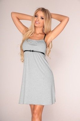 918 Dots Forex cămașă de noapte fără bretele - gri II