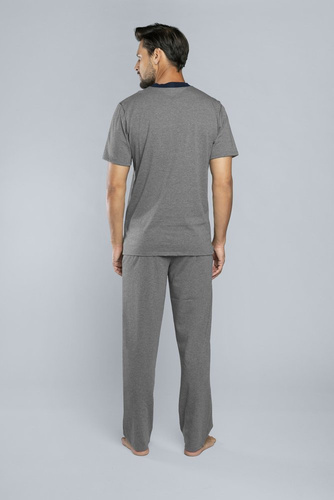 Profit Pijama cu mânecă scurtă pentru bărbați, pantaloni lungi Italian Fashion - ¶r.melange 