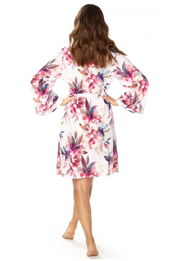 86663 Rochie Larisa neglij imprimeu floral pescăruș