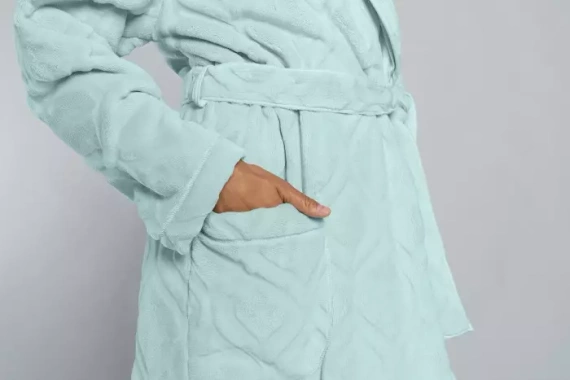 Morena Halat din fleece pentru femei Italian Fashion - mentă