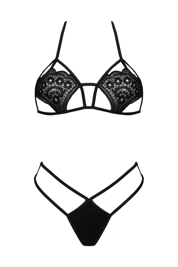 Jimena Black Komplet damski LivCo Corsetti Fashion  