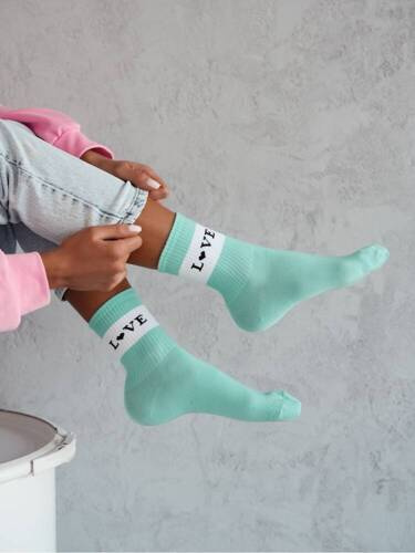 0200-149 Ciorapi dama Love Milena - menta