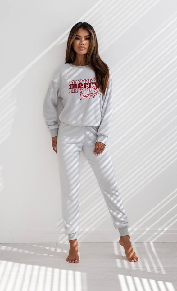 Pijama pentru femei Graciana Soft Sensis - gri